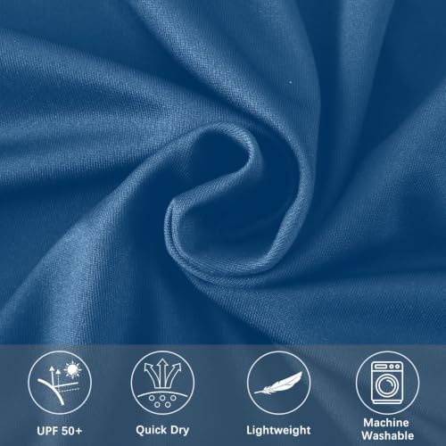 Camisas de natación para pesca y actividades de verano en color azul prusiano 6