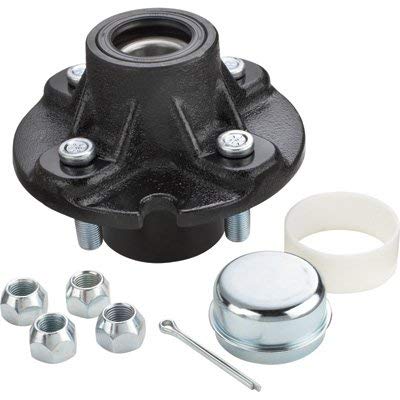 High-Speed Trailer Hub - 4 on 4in 1250-Lb. Capacity, Single