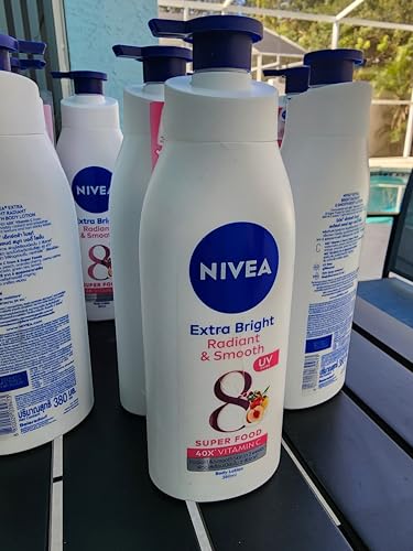 Nivea 300523 Extra Bright Radiant & Smooth 8 Super Food 40X Vitamin C Body Lotion Uv Filter thumb #5