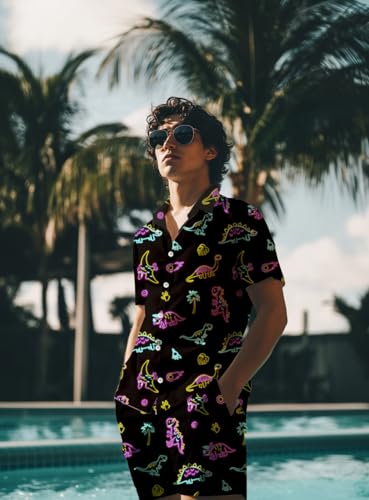 Men's Hawaiian Shirt and Short Set2