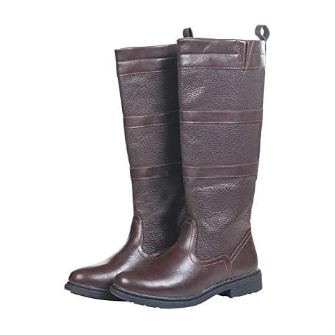 Botas de equitación unisex HKM Edinburgh 2100 marrón oscuro Cover
