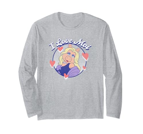T-shirt Muppets Miss Piggy I Love Moi à manches longues pour la Saint-Valentin Disney