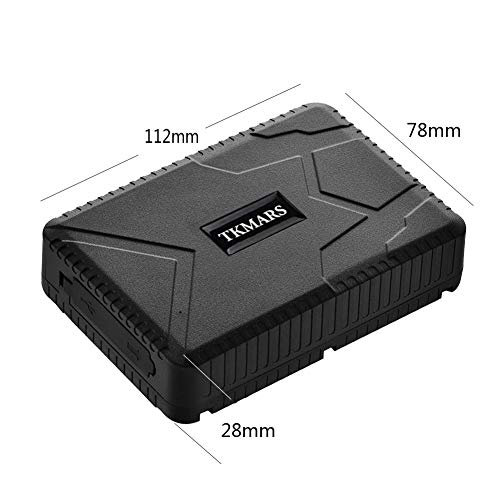 TKMARS Localizzatore GPS per Auto,10000mAh GPS Tracker Senza ABbonamento 120 Giorni Standby, Impermeabile Posizione GPS Geo-fence Alarm App Gratuita Veicolo in Tempo Reale Tracer TK915