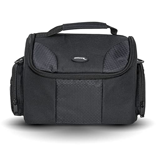 Medium Soft Padded Digital Slr Camera Travel Case/Bag With Clip-On Detachable And Adjustable Strap For Sony Alpha 7, A7, Alpha 7R, A7R, A7S, A6000, A5100, A5000, A3000, Nex-3, Nex-3N, Nex-5, Nex-5N, Nex-5R, Nex-5T, Nex-6, Nex-7, Nex-C3, Nex-F3 #TOP1