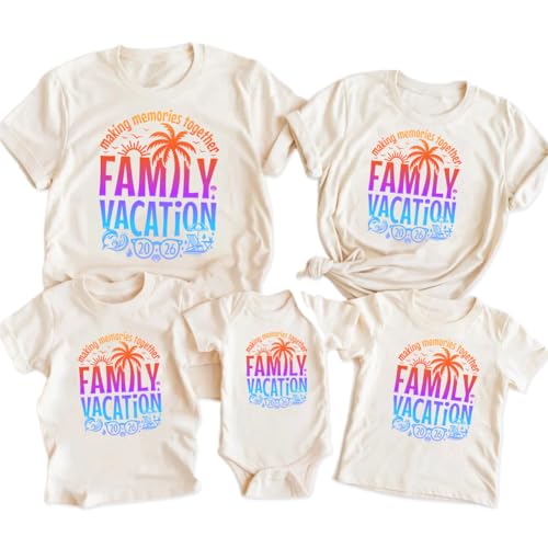 Family Vacation Shirt Women Men Kids Matching Outfits...