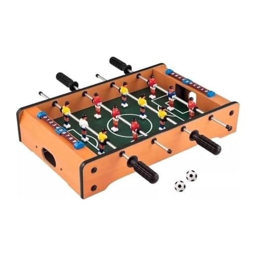 Pebolim Jogo de Futebol de Mesa Portátil Completo 12 Jogadores 31x51cm Placar e Bolas