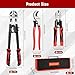 TOOLEAGUE 3Pcs Bolt Cutter Pliers Set,14