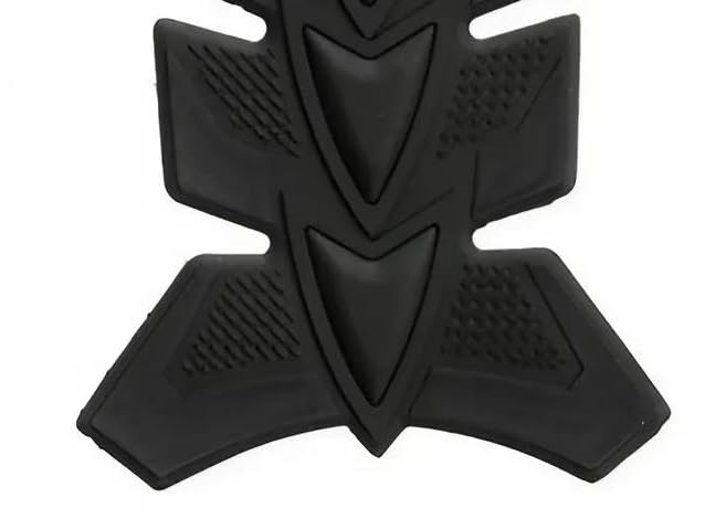 Protecteur universel de protection de réservoir 3D noir pour moto