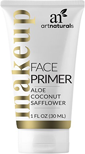 artnaturals Natural Face Makeup Primer - 1 Fl Oz Hydrating Facial Foundation - Long Lasting for Wrinkles, Oily Skin, and Pore Size - Rejuvenating Formula - Aloe Vera, Coconut Oil and Safflower Oil