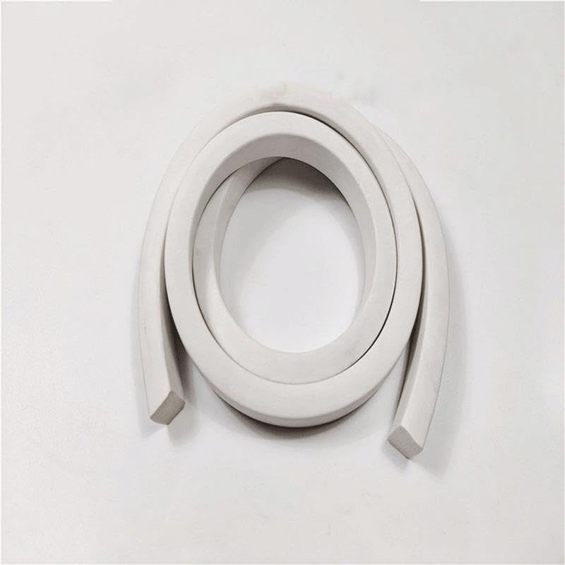 Strisce sigillanti in Schiuma di Gomma siliconica rettangolari da 1 m quadrate(White 20mmX25mm)