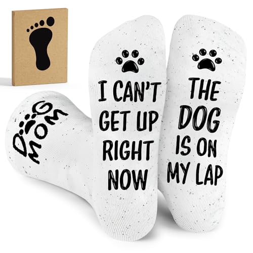 Dog Mom Mothers Day Gifts Dog Stocking Stuffers Socks - Gifts For Mom & Pet Lovers Dog Mom Gift for Women Best Gifts for Moms Christmas Women Socks Idea Presents