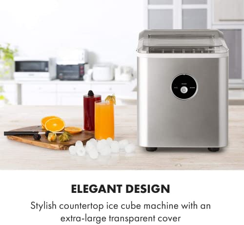 Eiswürfelmaschine Testsieger 14 kg pro Tag, 6 min Produktionszyklus, Ice Cube Maker mit 2L Wassertank u… – Bild 7