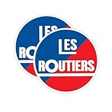 les routiers sont sympas autocollant Taille: 9cm. 2Packs 9cm Les Routiers Sont Sympas Camion Truck Autocollant Sticker