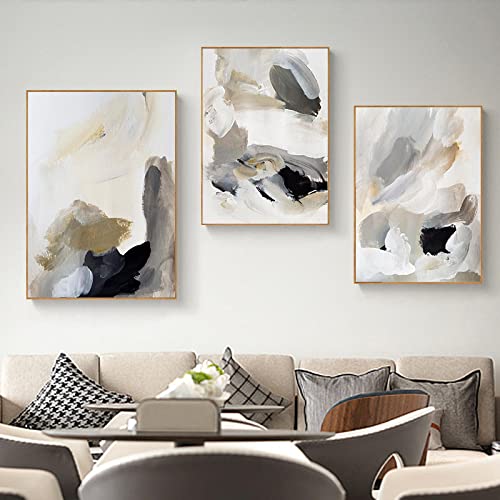 Affiches Nordique Moderne Abstrait : Habiller un Grand Mur de Salon Peinture Toile 60x80