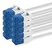 Produktbild 1aTTack.de 660585 Cat6 Cat.6 Kabel Cat Netzwerkkabel 0,3m - Patchkabel Slim Kabel (Kleiner Durchmesser - sehr flexibel) 1000 Mbit/s - 10 Stück - weiß