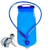 Xweptuy Hydration Bladder 2L Safe Water Bladder Leak-Proof Hydration Pack with Water Spout Running Pouch with Scale for Hiking Camping Cycling Running