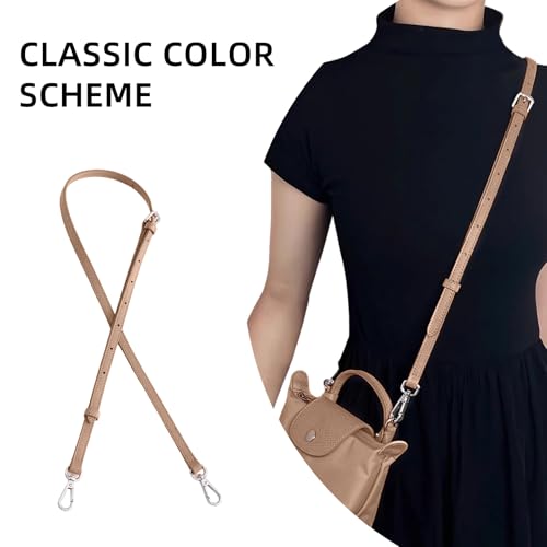 Image of Jiesinlov Leather Bag Shoulder Strap Replacement Crossbody Adjustable Conversion Kit Fit for Mini Pouch