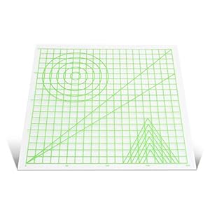 Bisofice 3D Stifte Matte 3D Stifte Matte Reißbrett mit Multi-förmigen Grundlegende Vorlage Kunst Liefert Werkzeug 3D…