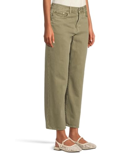 Madewell Women's Perefect Vintage Wide Crop in Faded Fatigue2