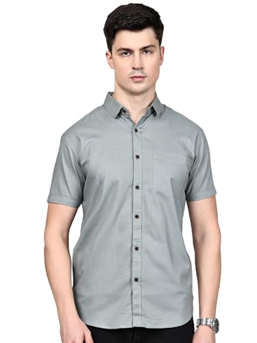 Image of Majestic Man Men's Cotton Slim Fit Shirt