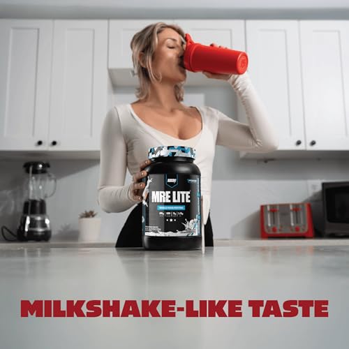 Image of REDCON1 MRE LITE Whole Food Protein Powder, Cookies & Cream - Lactose Free Meal Replacement with Animal Protein Blends - Easy to Digest Formula - Only 3g Carb per Serving (30 Servings)