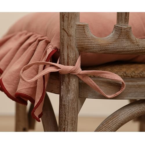 Cojines para silla de cocina mullidos contra asientos duros pack de 2 algodon 5