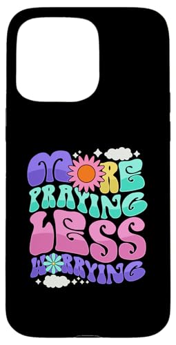 Jesus More Praying Less Worrying ���g�� �N���X�`���� �X�}�z�P�[�X iPhone 15 Pro Max �p