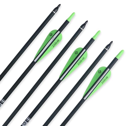 image for TIGER ARCHERY 30Inch Carbon Arrow Practice Hunting Arrows with Removab