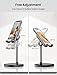 LISEN Cell Phone Stand Adjust for iPhone Phone Holder for Desk, Office Desk Accessories PC Gaming Gifts for Her Essentials Kitchen Gadgets Fit Telephone OtterBox Case Switch iPad Air Tablet 4-10 in