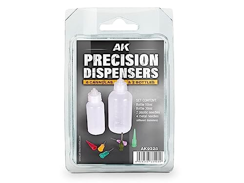 AK Tools AK9328 Precision DISPENSERS (2 Bottles + 6 cannulas)