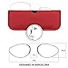 DIDINSKY Gafas de Lectura sin Patillas Graduadas Anti-bluelight para Hombre y Mujer....