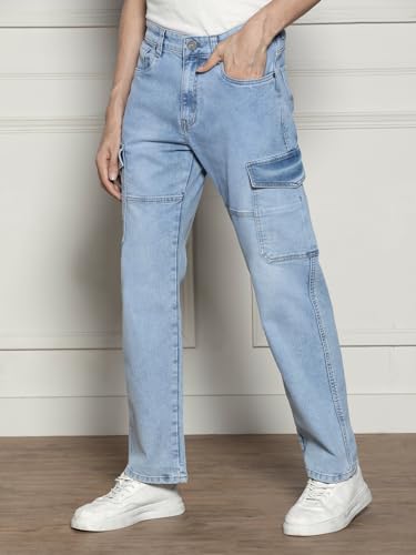 Image of Dennis Lingo Mens Cotton Relaxed Fit Jeans