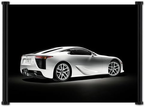 Lexus LFA Exotic Sports Car Fabric Wall Scroll Poster (42"x32") Inches