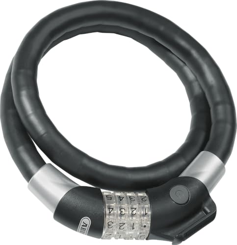 ABUS Kabelschloss Steel-O-Flex Raydo Pro 1460/85 TexKF - Fahrradschloss-Set mit Halterung TexKF für den Rahmen des Fahrrads - 20 mm… – Ansicht 2