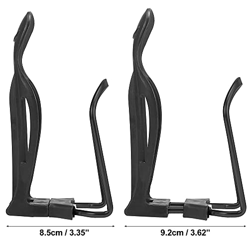 X AUTOHAUX 2pcs Adjustable Bicycle Drink Holder Cup Bottle Cages Rack Black - Image 3