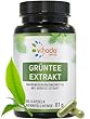Vihado Grüntee Kapseln, 2259 mg Grüner Tee Extrakt pro Tagesdosis – mit 339 mg EGCG und 1125 mg Polyphenole, vegan und ohne Zusätze, 90 Kapseln