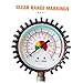 Parliky 3Pcs Pressure Gauge Decals Stickers for Quick Status Indication Arcs for Automotive Industrial Use Easy Replacement Markers