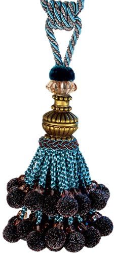 Artisan Ball Tassels, Blue