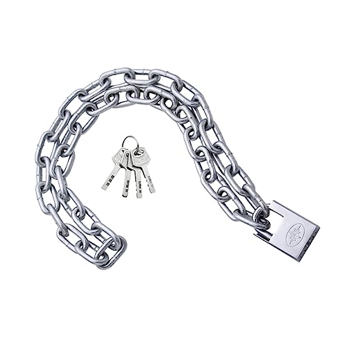 HEMOTON Uncuttable Bike Lock Chain Lock Heavy Duty Theft-Proof -Resistant Easy to Use