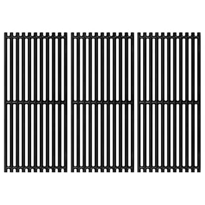 GasSaf 17" Cast Iron Grates for Charbroil Infrared 3 Burner Grills G466-0025-W1A 463242515 463242516 463243016 463346017 463246018 463342620, Replacement grates for Char-broil 466242515 463367016