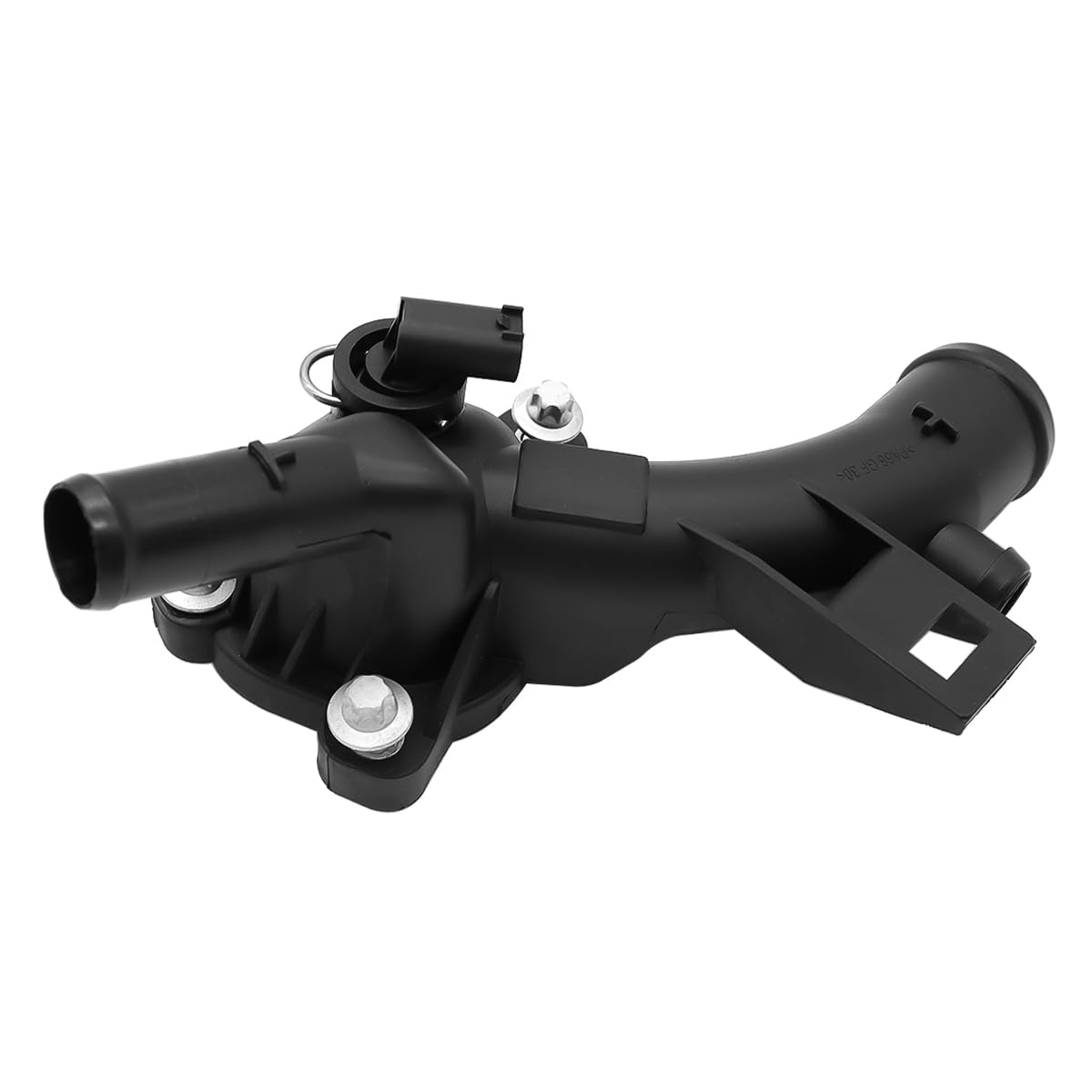 Salida de brida de refrigerante de la carcasa del termostato para motores Vauxhall Corsa D/E, Adam, Astra J, Meriva B 1.2 1.4L (2010-2019), conector de 2 pines (n.° de pieza 25192985)