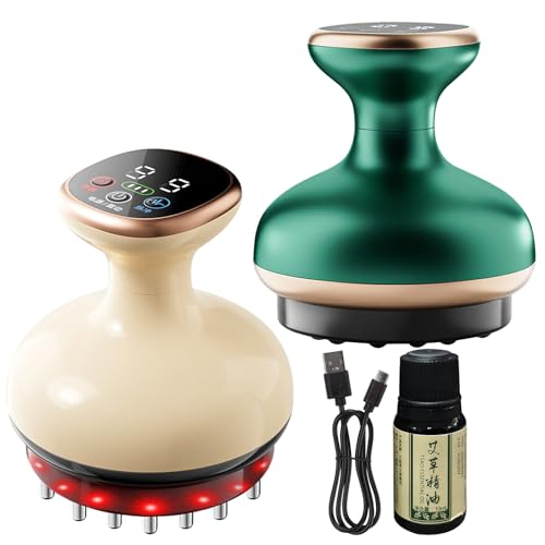 Masajeador corporal eléctrico: herramienta de raspado de celulitis calentada de 9 niveles, instrumento de recuperación muscular para abdomen, cuello, muslos, glúteos, cuidado de todo el cuerpo,