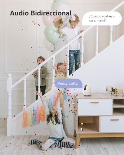 Imou 4MP Cámara Vigilancia WiFi Interior para Mascotas,360° Cámara IP WiFi con Detección de Humano, Visión Nocturna, Audio Bidireccional, Control Remoto, Modo Privacidad,Compatible con Alexa 4 Imou 4mp Cámara Vigilancia Wifi Interior Para Mascotas,360° Cámara Ip Wifi Con Detección De Humano, Visión Nocturna, Audio Bidireccional, Control Remoto, Modo Privacidad,compatible Con Alexa