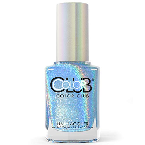 Color Club Halographic Hues Nail Polish, Shimmering Sky Colors, Over The Moon.05 Ounce