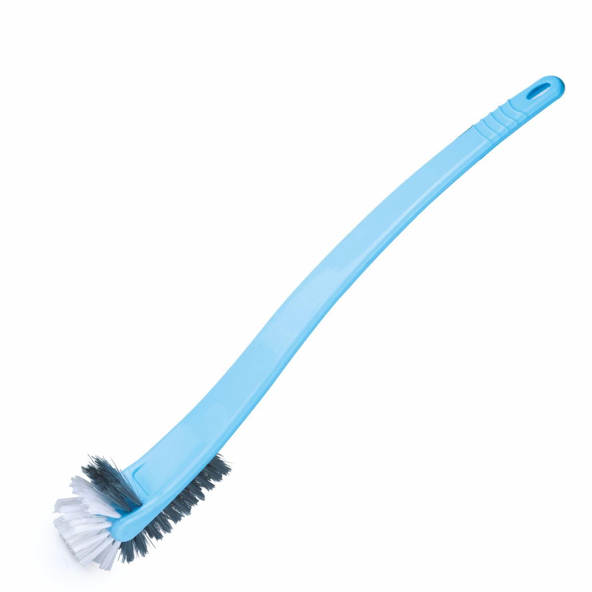 Homeor Double Hockey Shape Toilet Cleaner Brush, Toilet Cleaning Brush for Western and Indian Toilet, Bathroom Brush for Toilet Cleaning, Plastic Toilet Brush with Nylon Bristles, 1 Piece, Blue-picture-41