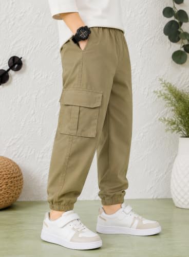 Image of TAGAS Boys Side Pocket Cargo Pant|| CargoPants|| Regular Slim Pant for Kids ||Relaxed Trouser ||Joggers Pant for Men ||Boy Loose Comfortable Cargos|