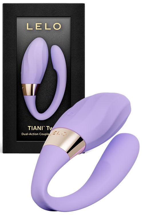 LELO TIANI Twist Vibromasseur pour Couples Double Action avec Application Bluetooth, Technologie Smoothrise et 10 Modes de Plaisir, Sextoy Couple, Vibromasseur Couple, Lavender