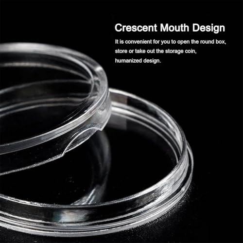 Capsules pour pièces de monnaie 30mm anti-choc avec inserts