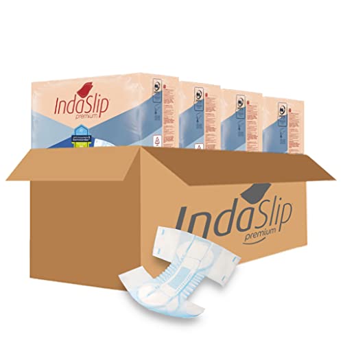 Pañales desechables IndaSlip Premium M10+ Caja 4 paquetes - 80 pañales