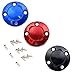 KIRO&SEEU 3pcs Fuel Dot Hobby Accessories CNC Aluminum Anodized Round Fuel Dot for RC Airplane Boat Red/Gray/Blue